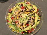Southwest Style Barley Salad with fresh Tomatoes #cic