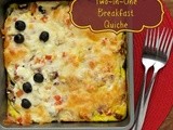 Two-In-One Baked Breakfast Quiche for Mother’s Day Brunch