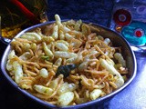 Sev Mumra recipe (chickpea vermicelli and puffed rice) Or simply sev, or simply mumra