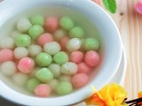 Tangyuan (Glutinous Rice Flour Balls) in Sweet Ginger Syrup