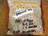 How To Make Your Own Brownie Mix