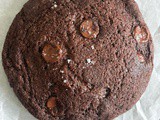 Double chocolate cookie for one – dairy-free & egg-free