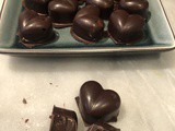 Homemade Lindor style truffle filled chocolates – dairy-free