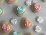 Love Heart Cookies aka Iced Biscuits with egg-free Royal Icing