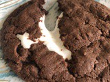 Marshmallow Filled Chocolate Cookies