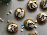 Mini Melted Snowman Cookies – egg-free & dairy-free