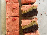 Neapolitan Cookie Bars – dairy-free and egg-free