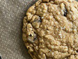 Oatmeal Raisin Cookie for one – egg-free and dairy-free