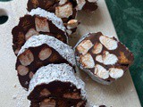 Vegan Chocolate s’mores Salami