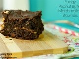 Fudgy Peanut Butter Marshmallow Brownies