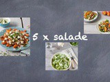 Vijf keer salade