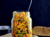 Fresh Turmeric Pickle / Kachchi Haldi Ka Achar