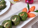 Hara Bhara Kabab /Spinach and pea pattice