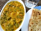 Long beans and potato curry / Barbatti and Aloo Subzi