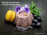 Blueberry Lemon Bavarois With Roasted Coriander