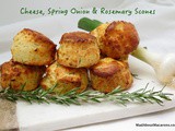 Cheese Scones with Spring Onion & Rosemary