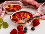 Easy Berry Dessert with Elderflower Cream