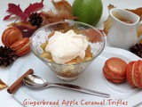 Gingerbread Apple Caramel Trifles