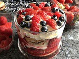 Macaron Berry Sherry Trifle