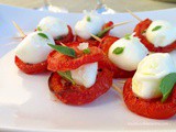 Oven Roasted Tomatoes and Mozzarella