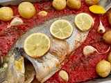 Sea Bream Fish Baked Provençal Style (Dorade à la Provençale)