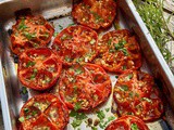 Slow Roasted Tomatoes with Garlic and Herbs from Provence
