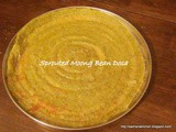 510:Green Moong Sprouts Dosa Without Rice/Sprouted Green Moong Bean Dosa Without Rice