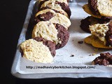 Black & White cookies ( gluten free version using rice flour )