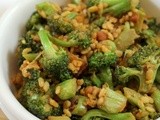 Broccoli Moong Dal Stir Fry | Indian style Broccoli Recipes