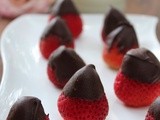 Chilled Chocolate Covered Strawberry | Under 15 minutes Desserts