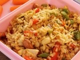 Egg rice using Brown rice | Lunch box recipes | Brown rice recipes