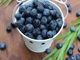 Food Photography- Blueberries