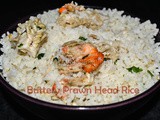 Buttery Prawn Head Rice