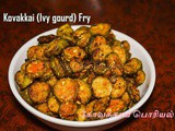 Kovakkai Podi Curry recipe | How to make Kovakkai Fry (Ivy gourd fry)