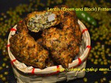 Lentils (Green and Black) Fritters Recipe | Payaru (Pachai, Karuppu) Vadai | healthy Indian Snacks