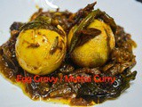Mutta Curry / Egg Gravy / Egg Roast