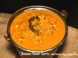 Vazhaipoo Kulambu Recipe | Banana Flower (Plantain Blossom) Curry for rice + Video