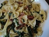 Pasta with Bacon, Spinach and Breadcrumbs