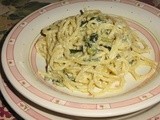 Ricetta facile e veloce con pasta: spaghetti alla chitarra con zucchine e ricotta