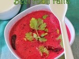 Beet root raita/quick and easy raita recipes/Beet root perugu pachadi/Step by step pictures