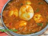 Boiled egg gravy | Egg Pulusu | kodiguddu pulusu | Boiled eggs in tamarind juice gravy |Easy egg gravy/curry recipes for rice n rotis | Step by step pictures