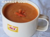 Carrot  soup/sopa de zanahoria/tomato soup/sopa de tomate