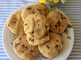Coffee chocolate chip cookies recipe | chocolate chip coffee cookies | chewy chocolate chip cookies recipe