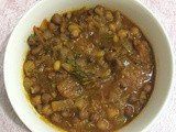 Dhaniya Chole Recipe | Dhaniya Chana Masala | Coriander Chickpea Masala Curry | Curries For Chapathi