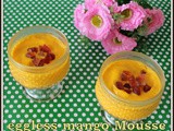 Mango Mousse with Creamcheese | Mango Mousse With Agar-Agar | Mango Desserts