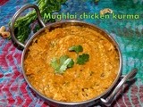 Mughlai chicken korma/Cashew creamy chicken gravy/easy chicken korma/Mughlai recipes/step by step pictures