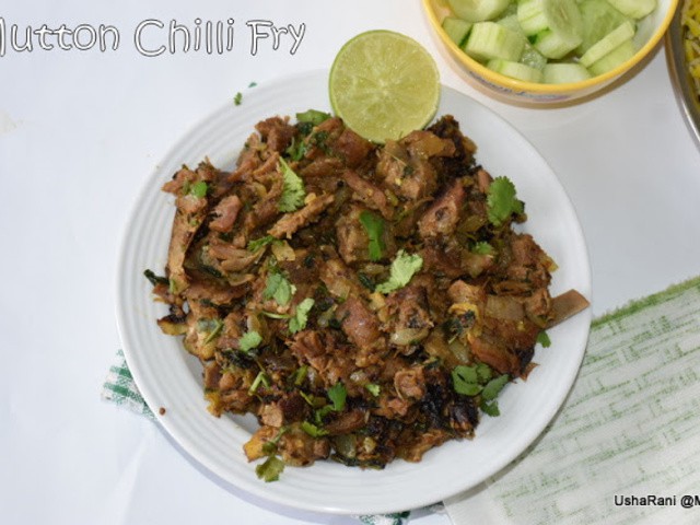 Green chilli best sale mutton recipe