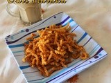 Oats roasted gram dal murkku/oats dalia murku/spicy south indian deep fried rice flour crackers/oats putnala janthikalu/step by step pictures
