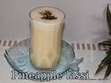 Pine apple Lassi | Pine apple Pepper buttermilk | Pineapple Recipes | Summer Juices | Lassi Recipes
