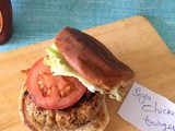 Soya Chicken Burger | Soya Chunks Chicken Burger | Burger With Soya Nuggets | Soya granules Recipes